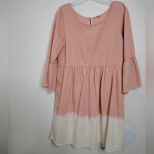 Holding Horses By Anthropologie Lilibet Dip Dye Baby Doll Dress Sz M Cotton.